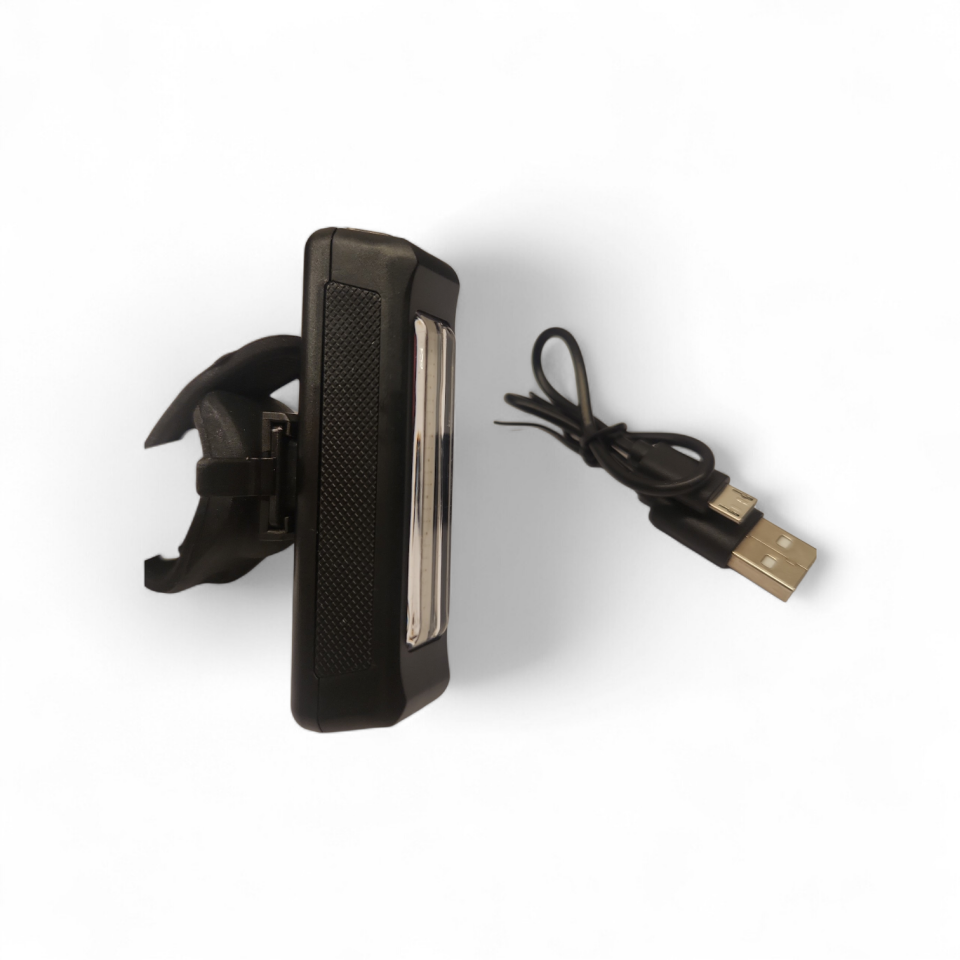 BİSİKLET FAR STOP ÇAKAR 6 FONKSİYONLU 60 LUMEN  RENKLİ IŞIKLI USB ŞARJLI