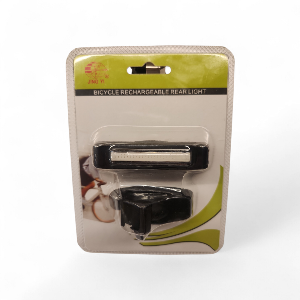 BİSİKLET FAR STOP ÇAKAR 6 FONKSİYONLU 60 LUMEN  RENKLİ IŞIKLI USB ŞARJLI