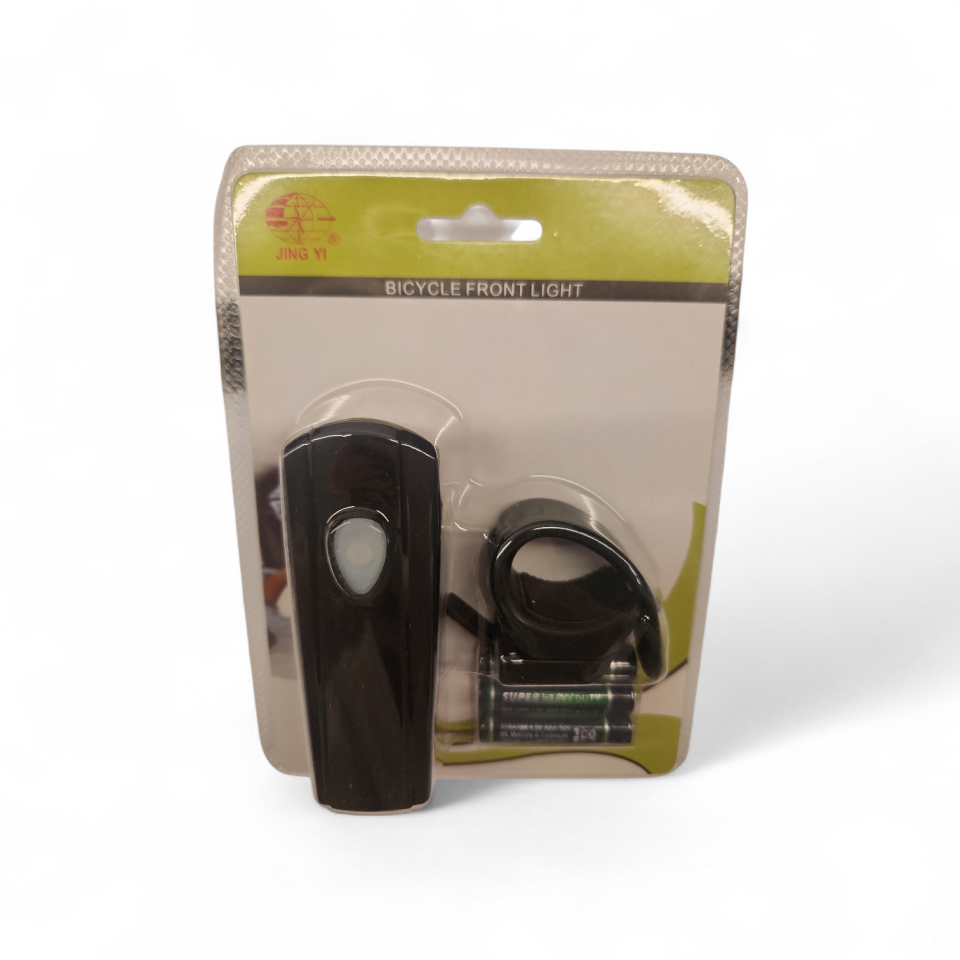 BİSİKLET ÖN FAR 1 WATT BEYAZ LEDLİ PİL DAHİL