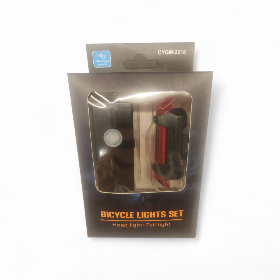 BİSİKLET ÖN ARKA FAR SETİ USB Lİ