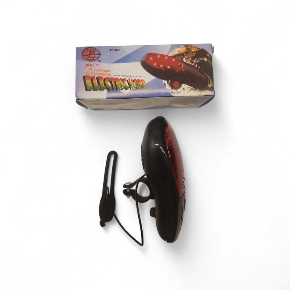 BİSİKLET KORNA 8 SEKİZ SESLİ TEK IŞIKLI JİNG Yİ