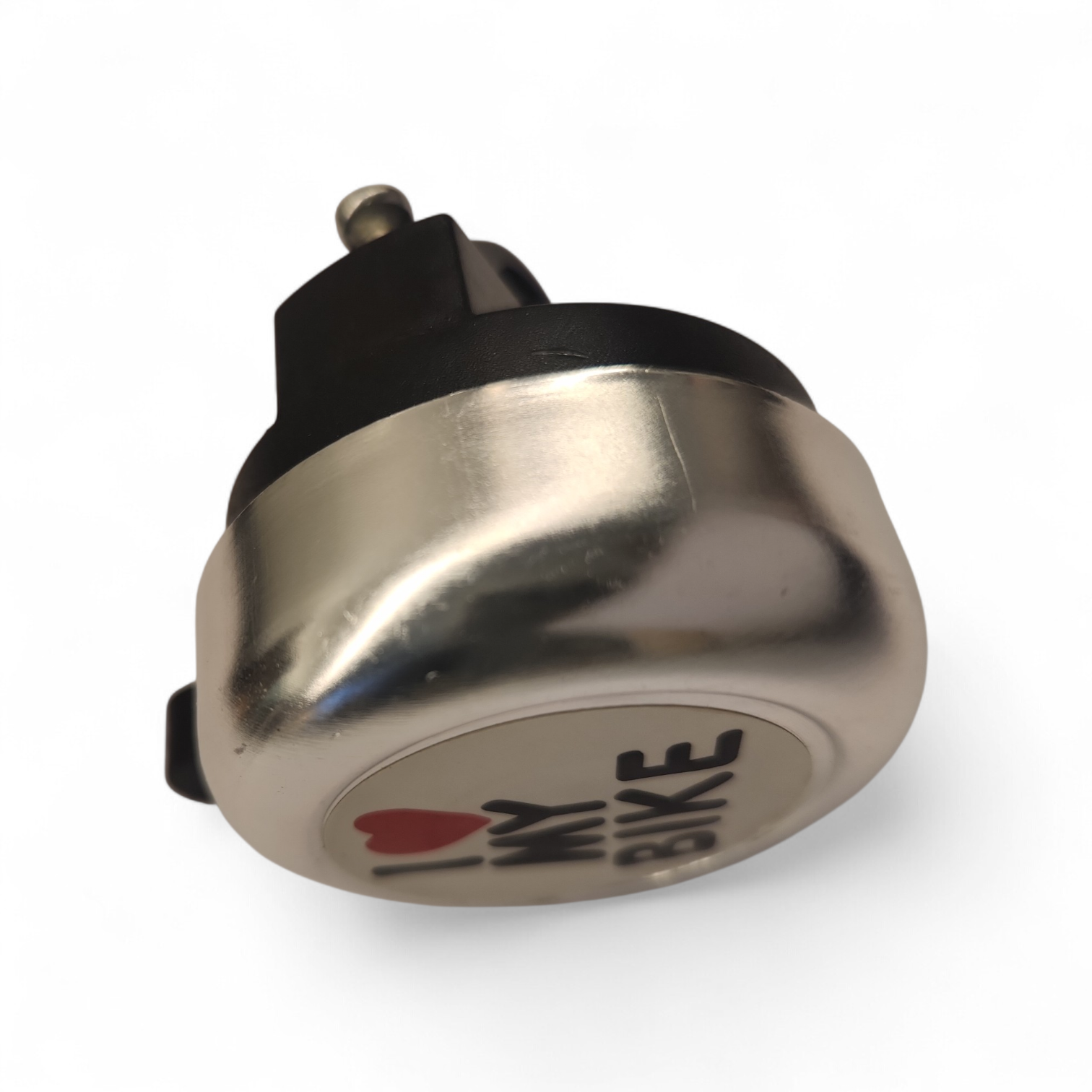 BİSİKLET ZİLİ SOL TARAF '' I LOVE MY BIKE '' YAZILI KROM