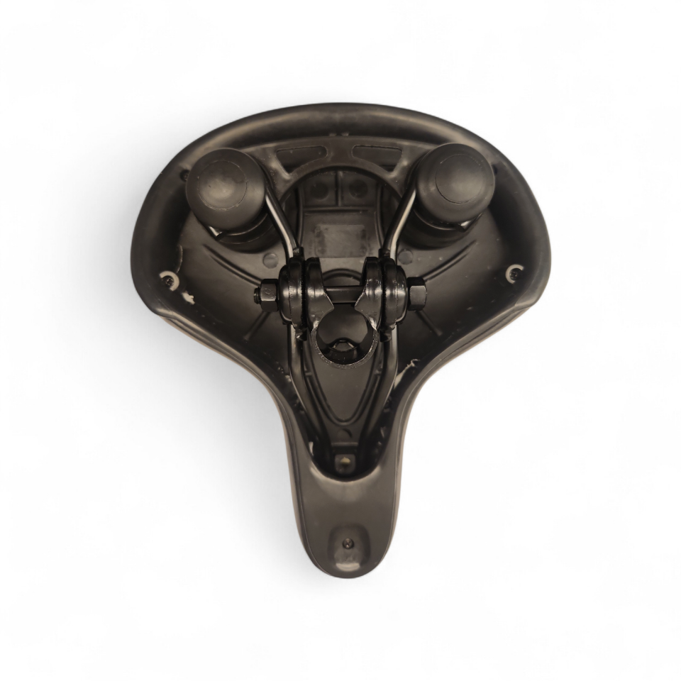 BİSİKLET SELE ELASTOMER YAYLI SİYAH 250mm X 200mm