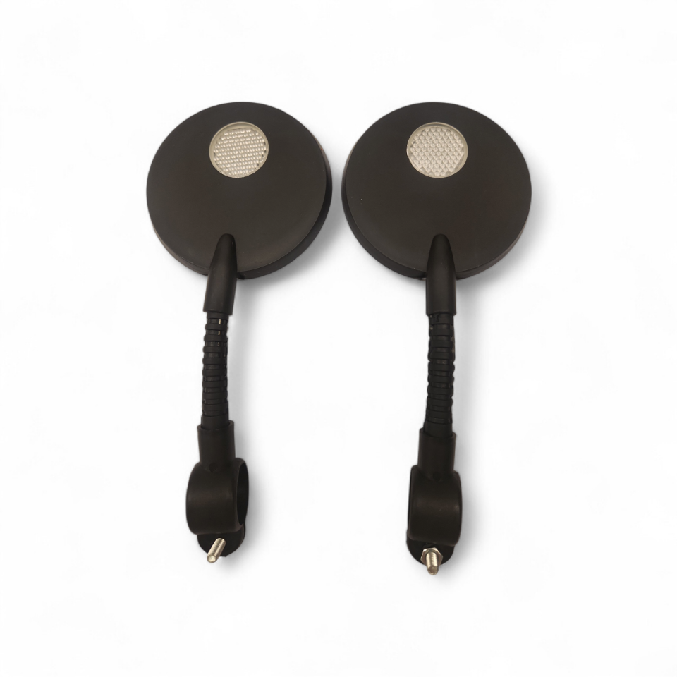 BİSİKLET AYNA YUVARLAK TAKIM SİYAH / PEMBE