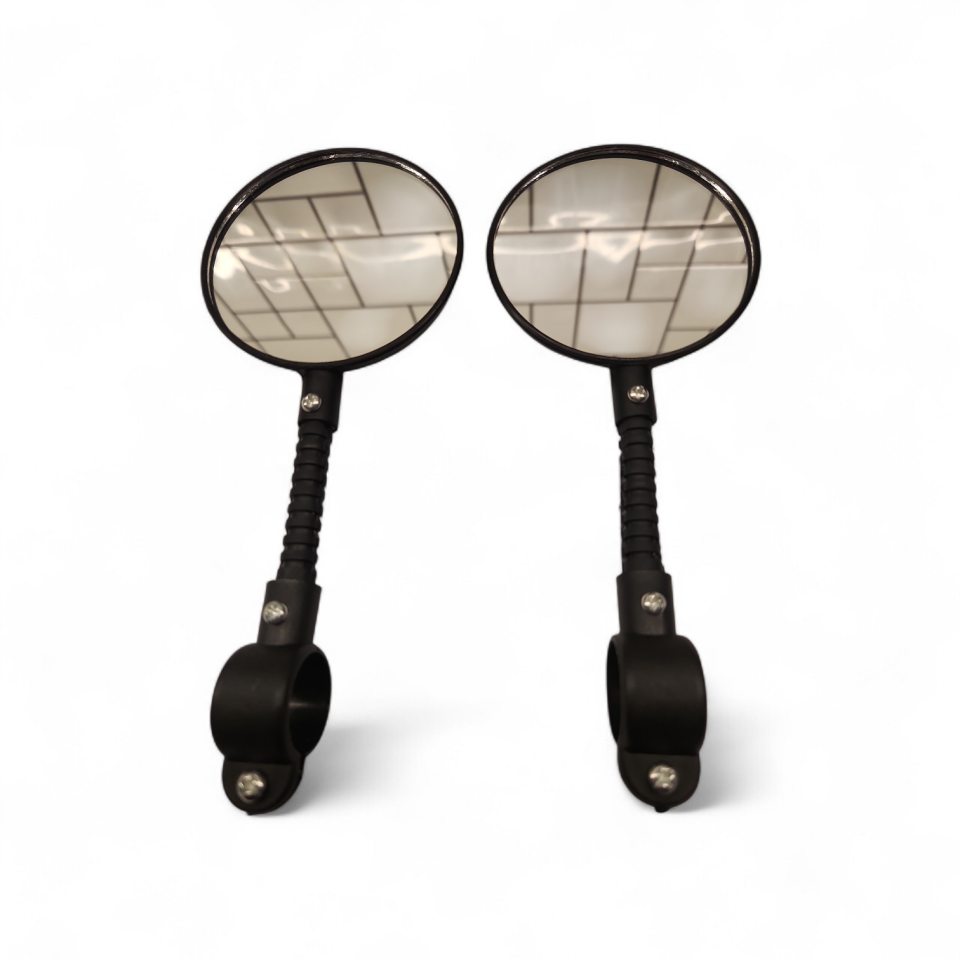 BİSİKLET AYNA YUVARLAK TAKIM SİYAH / PEMBE