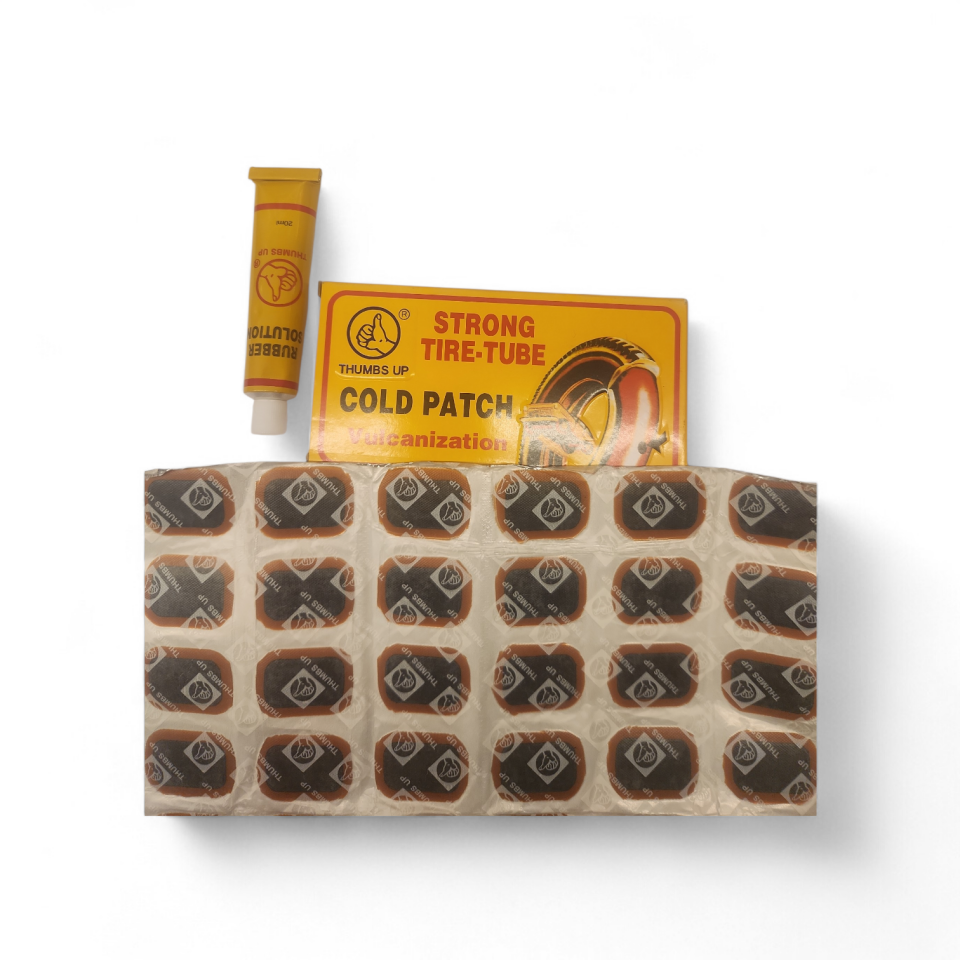 BİSİKLET LASTİK SOĞUK YAMA SETİ 24 LÜ THUMBS UP