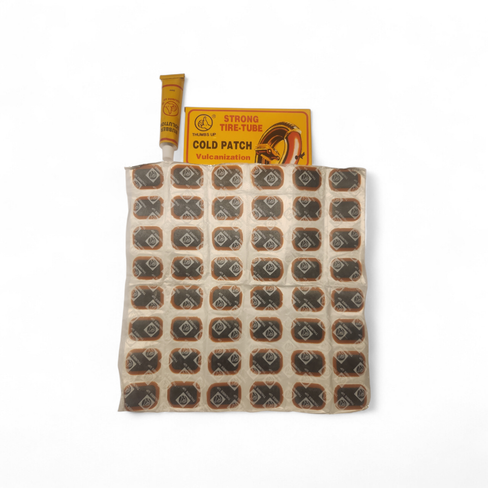 BİSİKLET LASTİK SOĞUK YAMA SETİ 48 LÜ THUMBS UP